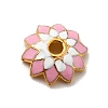 Multi-Petal Alloy Enamel Bead Caps FIND-G029-05G-01-1