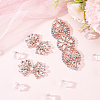 Fingerinspire 3Pcs 2 Style Glitter Hotfix Rhinestone(Hot Melt Adhesive On The Back) AJEW-FG0003-70-6