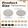 16Pcs 4 Colors 304 Stainless Steel Charms STAS-LP0004-30B-2