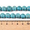 Synthetic Turquoise Beads Strands UNKW-T001-01A-5