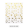 Gold Stamping Nail Art Stickers MRMJ-N010-50-008-1