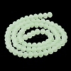 Imitation Jade Solid Color Glass Beads Strands EGLA-A034-J2mm-MD01-4