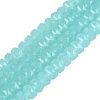 Imitation Jade Glass Beads Strands GLAA-Q114-01A-C02-1
