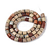 Natural Shoushan Stone Beads Strands G-T141-92A-2