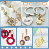 2Sets Brass Keychain Clasps KK-BC0014-47B-5
