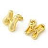 Rack Plating Brass Earrings EJEW-S222-01G-N-2