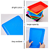 32Pcs 8 Colors PP Plastic Palettes AJEW-DC0004-10-3