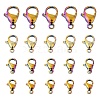 60Pcs 4 Style Ion Plating(IP) 304 Stainless Steel Lobster Claw Clasps STAS-LS0001-46MC-2
