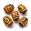 Tibetan Style dZi Beads TDZI-NH0001-E04-02C-1