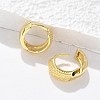 Brass Hoop Earrings EJEW-F359-10G-03-5