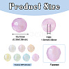 350Pcs 7 Colors Translucent Acrylic Beads TACR-TA0001-17-3
