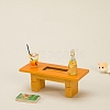 Dollhouse Miniature Furniture  Table Accessories PW-WG61D33-01-1