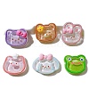 Animal Resin Cabochones PW-WG3A996-01-3