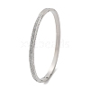 304 Stainless Steel Rhinestone Bangles for Women BJEW-Z092-12P-5