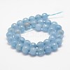 Faceted Natural White Jade Beads Strands X-G-F447-10mm-I16-2