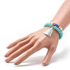 Handmade Polymer Clay Beads Stretch Bracelets Sets BJEW-JB06427-01-9