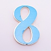 Plastic & PVC Number Sign Labels KY-WH0023-B08-02-2