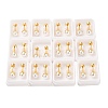 White Round Plastic Imitation Pearl Ear Fake Plugs EJEW-H105-20G-1