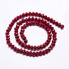 Imitation Jade Glass Bead Strands GLAA-F001-4x3mm-29-2