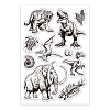 Custom Summer Theme PVC Plastic Clear Stamps DIY-WH0631-0078-8