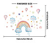 Translucent PVC Self Adhesive Wall Stickers STIC-WH0015-365-3