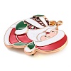 Christmas Theme Alloy Enamel Brooches JEWB-S022-03E-3