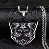 Non-Tarnish 304 Stainless Steel Pendant Necklaces NJEW-K253-06P-1