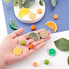 26Pcs 13 Style Resin Pendants RESI-CW0001-08-4