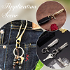 9Pcs 9 Styles Alloy & Brass D-Ring Anchor Shackle Clasps KK-SC0006-36-5
