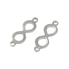 Non-Tarnish 201 Stainless Steel Connector Charms STAS-C108-27P-2