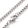 201 Stainless Steel Chain NJEW-C034-30AS-5