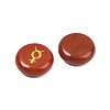 10Pcs 10 Styles Natural Red Jasper Cabochons G-G193-03F-2