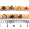 Natural Yellow Jade Beads Strands G-F591-17-6MM-5