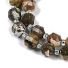 Natural Rhyolite Jasper Beads Strands G-O201B-122F-3