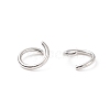Tarnish Resistant 304 Stainless Steel Open Jump Rings X-STAS-R049-6x0.8mm-2