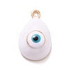 Alloy Enamel Pendants ENAM-D023-06KCG-2