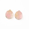 Two Tone Transparent Spray Painted Glass Beads GLAA-Q092-06-C01-2