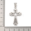 304 Stainless Steel Pendants STAS-D110-14AS-3