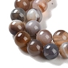 Natural Striped Agate/Banded Agate Beads Strands G-Z060-A01-B14-4