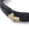 Unisex Adjustable Cord Bracelets BJEW-JB04702-02-2