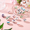 20Pcs Acrylic Stripe Beads MACR-TA0002-77-5