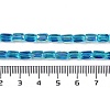 Electroplate Glass Beads Strands GLAA-Q101-02A-AB02-4