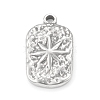 Non-Tarnish 304 Stainless Steel Pendants STAS-F287-11P-1