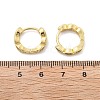 Brass Micro Pave Cubic Zirconia Huggie Hoop Earrings X-EJEW-K083-34G-B-4