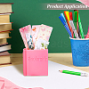 Plastic Book-shaped Bookmark Holder AJEW-WH0609-623A-5