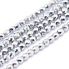 Electroplate Non-magnetic Synthetic Hematite Beads Strands G-L487-A-10-1
