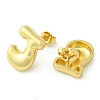 Rack Plating Brass Earrings EJEW-S222-01G-J-2