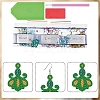 DIY Flower Earring Diamond Painting Kit PW-WG97203-01-3