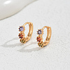 Elegant Brass Hoop Earrings NK1311-4