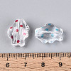 Printed Transparent Acrylic Beads TACR-T029-11M-4
